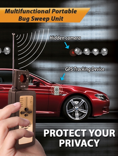Spy Matrix PRO SWEEP Bug Detector, Wire Tap & GPS Detector Sweep